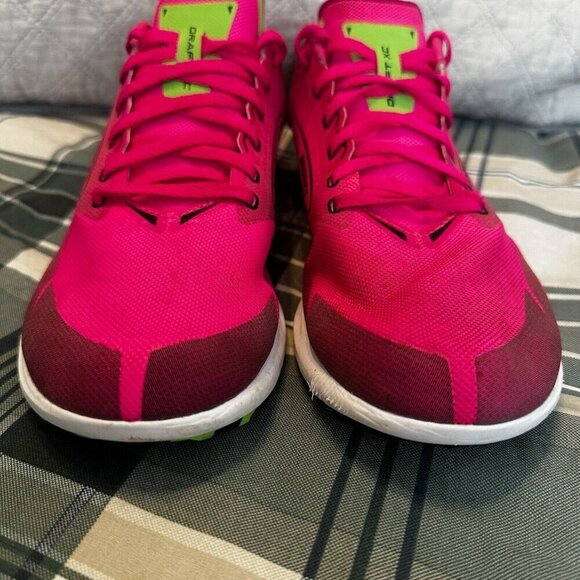 Brooks Draft XC Sneakers Womens Sz 11.5 Pink Cross Country‎ Track Spikes Shoes - Picture 3 of 11